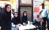 برگزاری ایستگاه سلامت درمرکز آموزشی درمانی قلب حضرت سیدالشهداء(ع) بمناسبت هفته سلامت